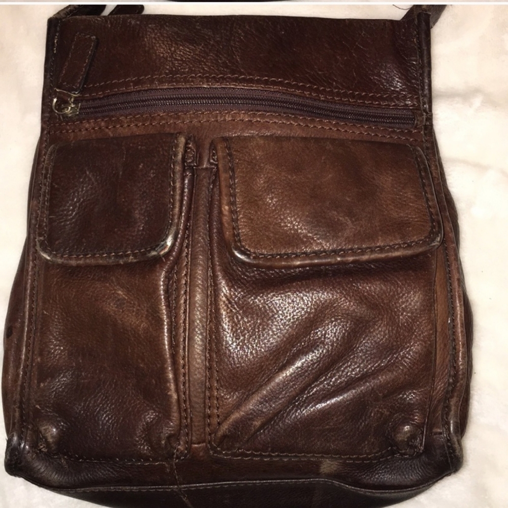Ladies fossil messenger shoulder bag purse